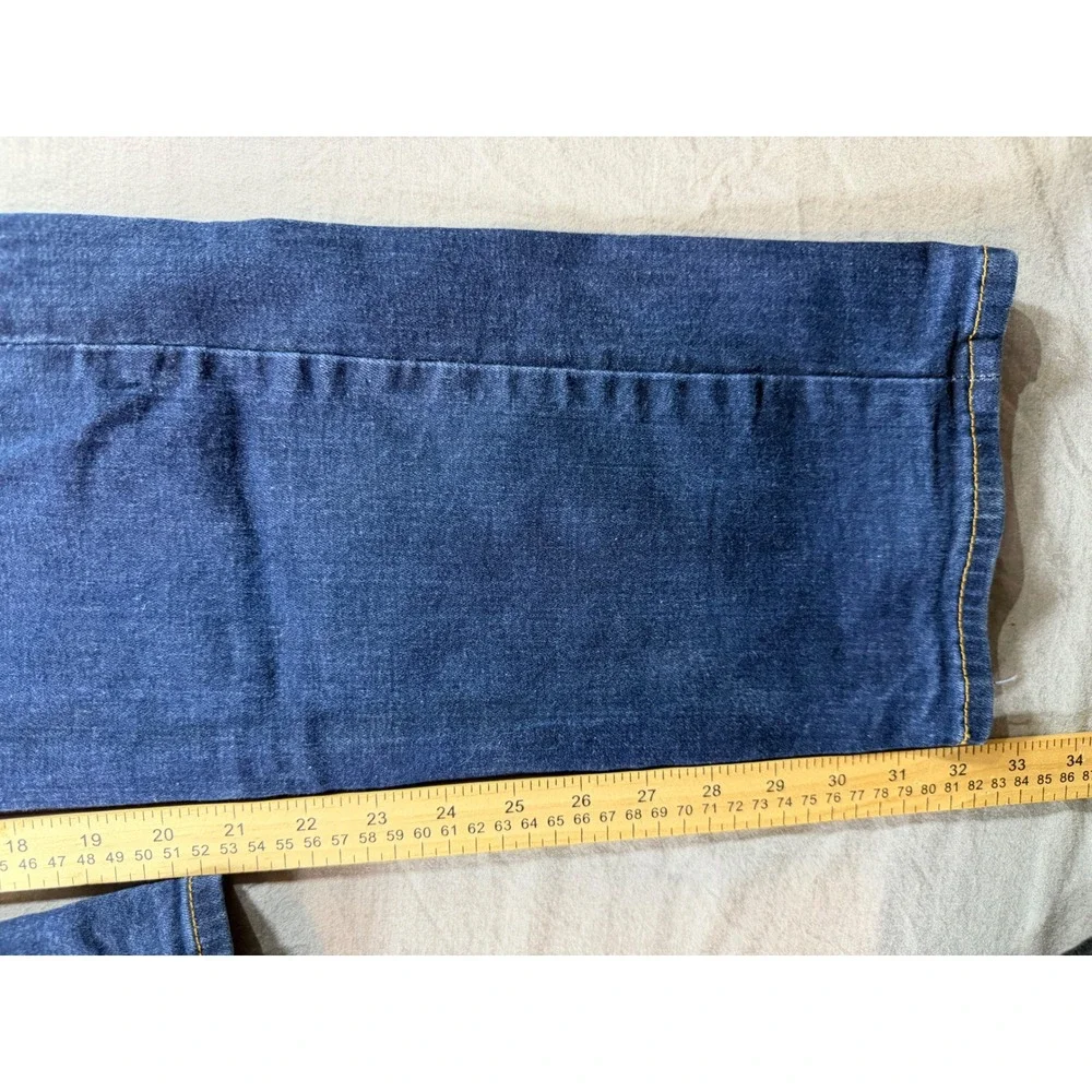 Levi's 501 Original Fit Jeans Mens 34x32 Blue Excellent Dark Wash Button Fly